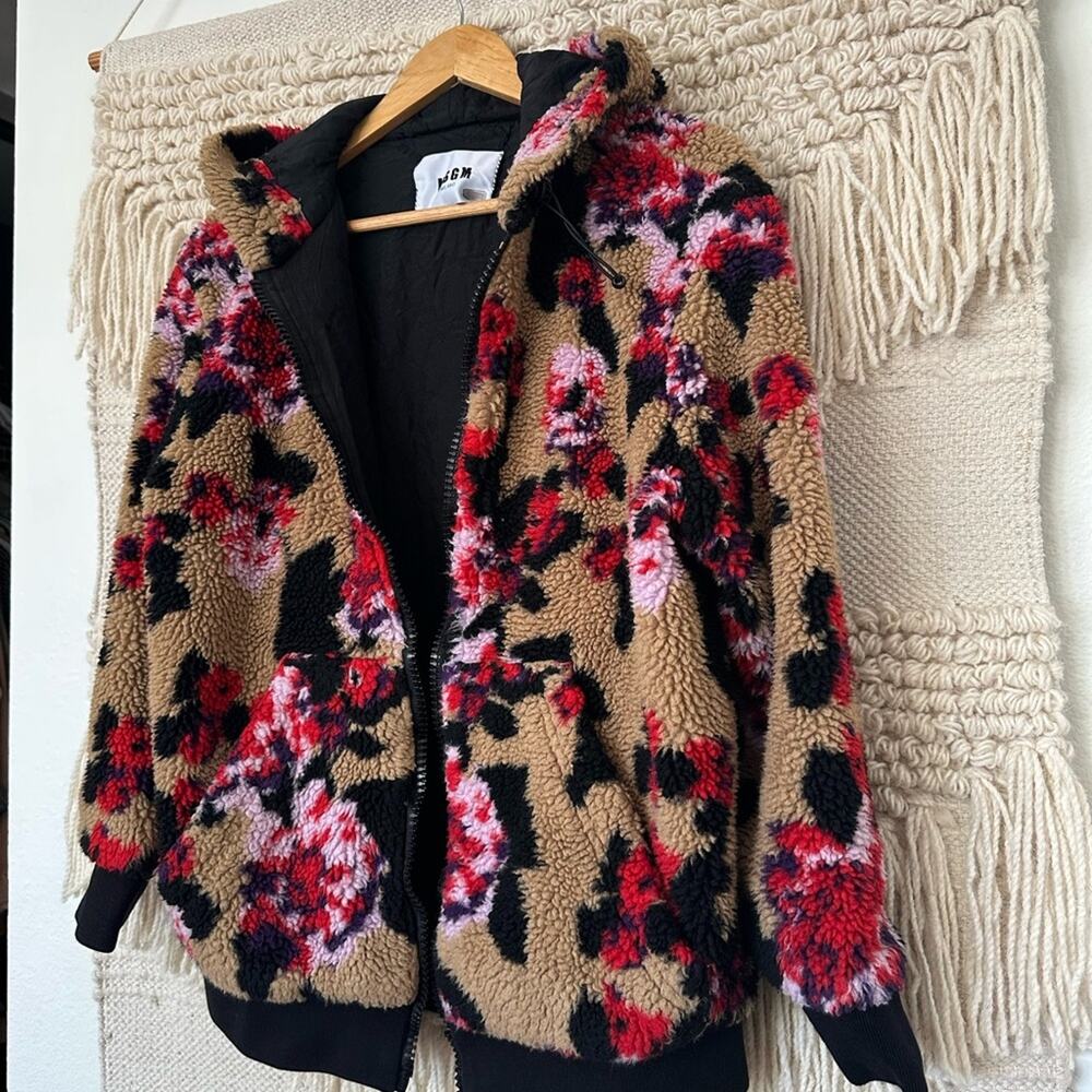MSGM Giubbino Faux Sherling Jacket - Picture 2 of 13